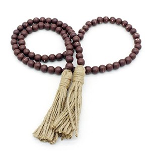 Handcrafted Walnut <b>Wood</b> Prayer Beads Mala 108 Beads Wholesale India - Product Image 6