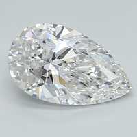Diamant taillé en poire de 0,50 carat, certifié IGI, cultivé en laboratoire, couleur D, clarté VVS1, CVD HPHT, pierre libre, origine Maharashtra
