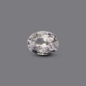 Loose Lab-Created White Zircon 5.7 Carat Calibrated Gemstone for Fine Jewelry - Product Image 1