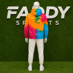 Custom Wholesale Unisex Oversized <b>Tie</b> Dye Hoodie Rainbow Colorful Streetwear Heavyweight Cotton Pullover Sweatshirt <b>Men</b> Women - Product Image 5