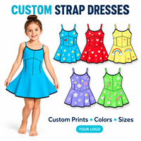 Robe décontractée une pièce pour fille à fines bretelles en coton respirant pour la course et le fitness – Vente en gros