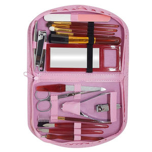 Portable Manicure Pedicure Set Stainless Steel Nail Care Grooming Kit with Clipper Cuticle Nipper Scissors <b>File</b> and Tweezers - Product Image 6
