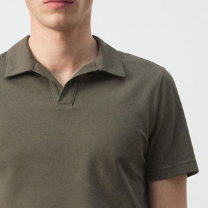 Polo décontracté élégant pour homme, prêt pour le bureau, col rabattu, prix abordable, design stylé, service OEM, tenue décontractée 2026 - Product Image 4