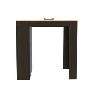 Toledo Kitchen Counter Dining <b>Table</b> Black/<b>Pine</b> Stylish and Functional for Your Kitchen Interior - Product Image 4