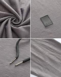 streetwear Clothes Cut Edge Pullover Hoodies Custom Logo French Terry <b>Men</b> embroidered hoodies <b>Men</b> Distressed <b>yellow</b> <b>hoodie</b> - Product Image 4