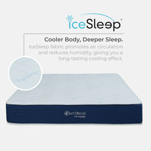 Colchón de Espuma Inteligente Goodnite de 9 Pulgadas, Extra Suave, Densidad Premier, Efecto Refrigerante Duradero, Tela Ice Sleep, Compresión Profunda - Product Image 5