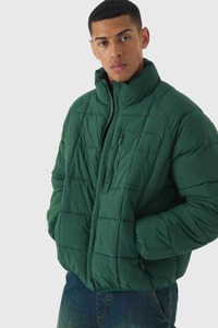 Chaquetas Acolchadas Personalizadas de Alta Calidad, Chaqueta Acolchada de Doble Cara para Invierno, Chaqueta Acolchada Brillante Personalizada para Hombre con Capucha Desmontable - Product Image 6