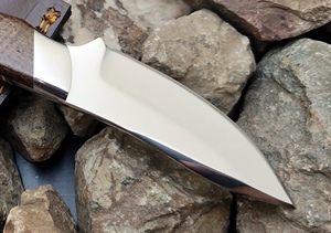 Couteau utilitaire d'extérieur en acier inoxydable de qualité supérieure avec poignée confortable pour le camping, la pêche et les voyages - Product Image 2