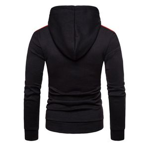 Sweat-shirts à capuche pour hommes GAF, couleur unie, sport, imprimés par transfert thermique, en polaire, coupe longue, personnalisables, grandes tailles, collection automne - Product Image 6