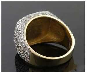 แหวนเงินแท้ 925 ชุบทองคำขาว 18K ประดับเพชรเลี้ยงในห้องปฏิบัติการ สำหรับผู้ชาย เหมาะสำหรับงานหมั้น งานแต่งงาน งานปาร์ตี้ สไตล์ฮิปฮอป - Product Image 4