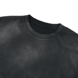 T-shirt en coton tie-dye surdimensionné pour homme, manches courtes, style décontracté, tissu tricoté respirant, style été - Product Image 3