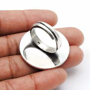 Ethnic Style Oxidized Silver <b>Ring</b> Made From 925 Sterling Silver Handmade Fine Bohemian Jewelry Casual Party Wear Wedding <b>Ring</b> - Product Image 2