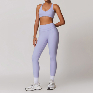 Sujetador Deportivo para Mujer con Logotipo Frontal, Transpirable, Ligero, Sólido, Hecho a Medida, Cómodo, con Soporte Alto, Cuello en U, Alta Calidad, Gran Venta - Product Image 3