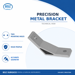 BSZ SURGICO BSZS-132 Stainless Steel Surgical Kit | Universal Foot <b>Peg</b> Support Stay for Hospital Use | Silver Finish - Product Image 6
