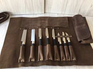 Bolsa de Herramientas Profesional de Alta Calidad, Clásica, Portátil, de Cuero Genuino, para Organizar Cuchillos, Gran Venta, LKR-0387 - Product Image 4