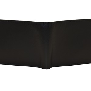 <b>Men's</b> Genuine Leather Slim Bifold <b>Wallet</b> Minimalist Design Fold Closure Short Length Daily Use - Product Image 3