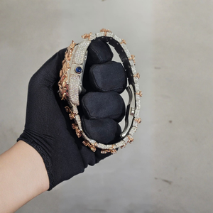 Reloj Mecánico Automático de Lujo con Moissanita VVS, Cristal de Zafiro, Correa de Acero Inoxidable, Aprobado por el Probador de Diamantes - Product Image 2