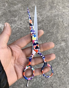 High Quality Professional Japanese Right Handed Barber Scissors Hair Cutting Scissors Tegra Surgical 28 <b>Teeth</b> Medium Handle - Product Image 6