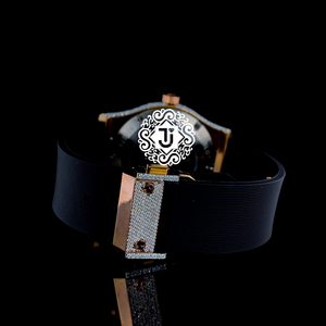 Reloj de Lujo Automático de Acero Inoxidable de Primera Calidad con Diamantes Moissanite VVS de 41 mm, Movimiento Mecánico de Lujo ETA Competitivo - Product Image 4