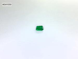 Tono verde oscuro, esmeralda zambiana 100% natural, forma octogonal, 0,88 quilates, piedra preciosa suelta auténtica para pendientes o collar, joyería - Product Image 3