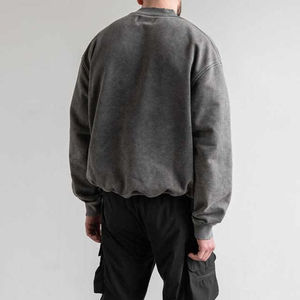 Sudadera Básica Cómoda de Nuevo Diseño 2026 para Hombre, Sudadera Transpirable con Lavado Ácido para Hombre, Hecha a Medida al por Mayor para Uso Invernal - Product Image 6