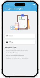 Aplicación móvil de entrega de farmacéuticos para pedir medicamentos, subir recetas, realizar seguimiento de entregas y realizar pagos en línea seguros. - Product Image 2