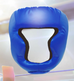 Protector de Cabeza de Boxeo de PU Azul HAWK SPORTS INDUSTRIES para Entrenamiento, Sparring, MMA, Muay Thai, Taekwondo, Unisex, Juvenil - Product Image 4