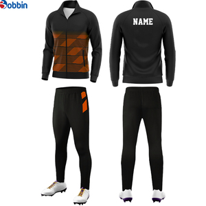 Conjunto Deportivo de Invierno para Hombre, Color Negro, con Cierre, Estilo Deportivo, Ropa Deportiva, Traje de Fútbol, Informal, para Otoño, Transpirable, de Longitud Completa - Product Image 6