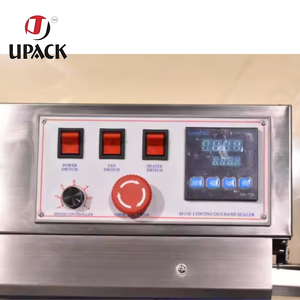 Selladora de banda continua horizontal UPAK SF150W / SF150SW con transportador ancho, máquina automática de sellado térmico para bolsas de alimentos y plástico - Product Image 6