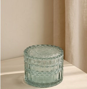 Porte-bougie en verre, décoration de table classique pour salle à manger, cérémonie de mariage, réception, fête, maison et événements saisonniers - Product Image 1