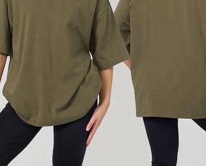 Camisetas Casuales de Mujer, Diseño Moderno, Corte Ajustado, Alta Calidad, 100% Algodón, Estilo Tejido, Diseño Sencillo, Color Liso, Antiarrugas, Secado Rápido - Product Image 4