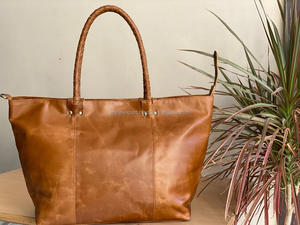 New Vintage Full Grain <b>Leather</b> Tote Bag Women Genuine <b>Leather</b> <b>Shopping</b> Bag Unique Stylish Collection Multi Purpose Shoulder Bag - Product Image 6