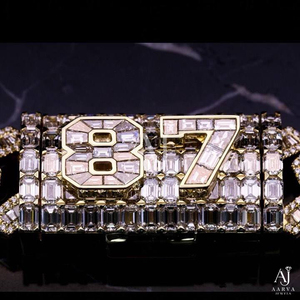 สร้อยคอเงินแท้ 925 แบบ Cuban Link ประดับเพชรโมอิสซาไนต์ ชุบโรเดียม สำหรับทุกเพศ สไตล์ฮิปฮอป เหมาะเป็นของขวัญสำหรับงานปาร์ตี้และงานแต่งงาน - Product Image 5