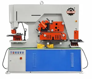 HIW-90 universel métal ferronnier hydraulique combiné poinçonnage et cisaillement manuel fer ouvrier Machine prix à vendre Taiwan