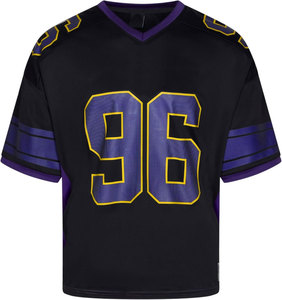 Maillot de football américain sur mesure, nouveau design, 100% polyester, haute qualité, manches courtes, été, avec nom de l'équipe - Product Image 1