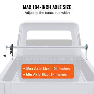 Kit de rouleau de bâche à manivelle pour camion à benne basculante de 64 \ "104 \" en alliage d'aluminium rouleau de bâche manuel de niveau de cabine 7 \ "accessoires de camion - Product Image 4