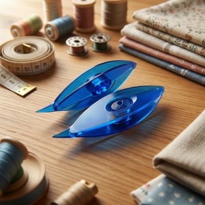 AA0255 Mini Blue Plastic Square Shuttle for Tatting <b>Sewing</b> Accessory-Eco-Friendly & Durable Simple & Convenient - Product Image 5