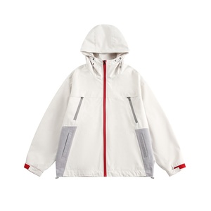 แจ็กเก็ตกันลมโพลีเอสเตอร์แบบซิปเต็มสำหรับผู้ชายผู้หญิงใช้ได้ทั้งชายและหญิง - Product Image 2