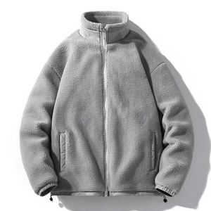 Men's Sherpa Polar <b>Fleece</b> Full Zip Faux Fur <b>Jacket</b> <b>Fleece</b> Pullover Zip up Winter Sweatshirt <b>Fleece</b> Sherpa <b>Lined</b> Warm - Product Image 1