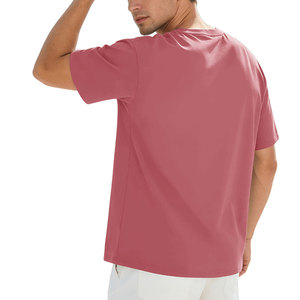 Camiseta Ringer para Hombre con Acabado Suave, Tejido Premium de Poliéster y Algodón, Antibacteriana, Ligera, Servicio OEM ODM - Product Image 3