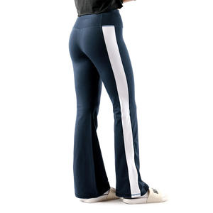 OEM Service <b>Women's</b> Plaid Mid Waist Flared Leg Yoga Leggings Full Length Four-Way Stretch Spandex/Polyester Breathable - Product Image 6