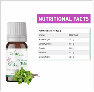 10ml <b>Dropper</b> <b>Bottles</b> | TULSI EXTRACT DROPS | Ocimum tenuiflorum | Stress relief, immunity, respiratory health - Product Image 2