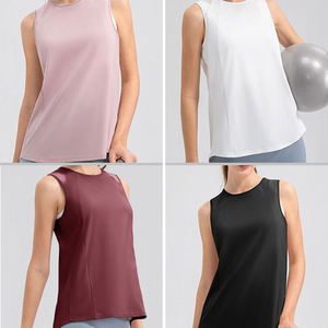 Camiseta Deportiva de Secado Rápido para Mujer, Top Deportivo sin Mangas para Verano, Top Básico Tipo Camiseta, Espalda de Malla Transpirable, Ropa Deportiva Activa - Product Image 4