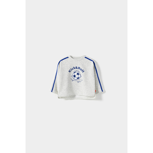 T-shirt coréen OZKIZ pour enfants, 100 % coton tricoté, décontracté pour garçons de 2 à 6 ans, mode enfantine en gros pour le printemps/automne - Product Image 1