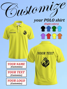 Customize Embroidered Front Jersey Work Competition Leisure Themed Shirts Personalize Names Text Plus Size Casual Daily 100% - Product Image 2