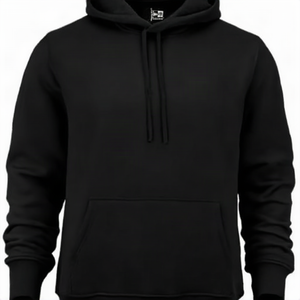 Sudadera con Capucha Verde Oliva para Hombre, Corte Regular, Felpa de Algodón, Estilo Casual, Tejido Sólido, Estilo Otoñal - Product Image 3