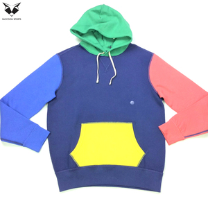 2026 Wholesale Rate Own Logo Printed Casual Comfortable Soft Fleece Touch Fabric Newest Design Solid Color Hooded <b>Pullover</b> - Product Image 5
