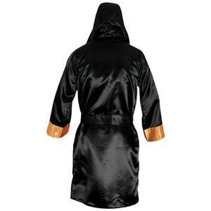 Bata de boxeo de poliéster hecha a medida al mejor precio con capucha, ropa deportiva de satén, gran oferta, Impresión de logotipo personalizado - Product Image 3