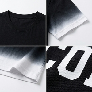 T-shirt personnalisé de qualité supérieure avec logo, effet dégradé et teinture par immersion - Product Image 2