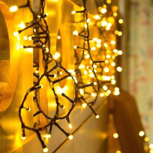 82ft 1000 LED Cluster Christmas String <b>Lights</b> Dark Green <b>Wire</b> Tree <b>Lights</b> 8 Modes Outdoor Waterproof Plug for Holiday Parties - Product Image 1